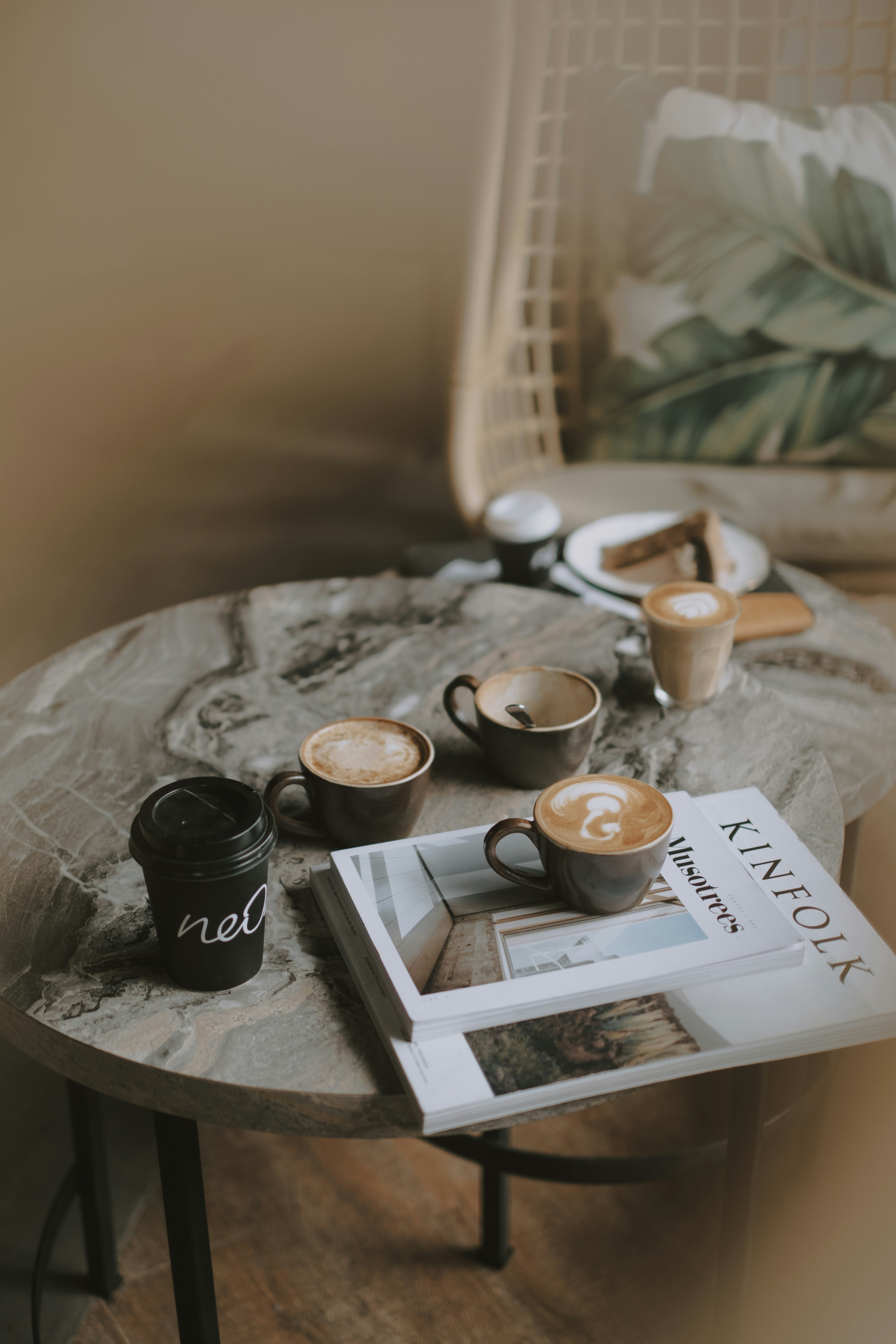 Relaxed coffee break with Kinfolk magazine